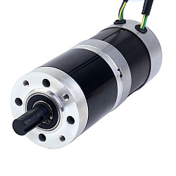 CN On Sale - 24V 101W Round Geared Brushless DC Motor 20.00Nm(2832.23oz.in) 100:1 Round Planetary Gearbox