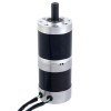 24V 101W Round Geared Brushless DC Motor 20.00Nm(2832.23oz.in) 100:1 Round Planetary Gearbox - 57BYA74-24-01-PG100 | StepperOnline CA