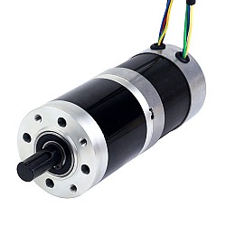 CN On Sale - 24V 101W Round Geared Brushless DC Motor 11.42Nm(1617.20oz.in) 51:1 Round Planetary Gearbox