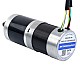 24V 101W Round Geared Brushless DC Motor 11.42Nm(1617.20oz.in) 51:1 Round Planetary Gearbox - 57BYA74-24-01-PG51 | StepperOnline CA