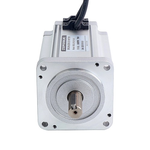 310V 3000RPM 2.38Nm 750W 3.2A Square 80x80x130mm Brushless DC Motor - 80BLS130-310-01 | StepperOnline CA