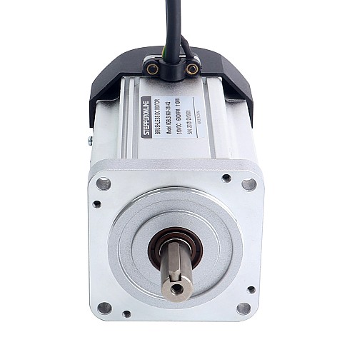 310V 6000RPM 1.75Nm 1100W 4.5A Square 80x80x159mm Brushless DC Motor w/ Radiator Fan - 80BLS160F-310-02 | StepperOnline CA