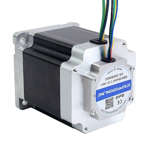 48V 3000RPM 1.4Nm 440W 11.70A 86x86x108mm Brushless DC Motor - 86BSA108-48-01 | StepperOnline CA 48V 3000RPM 1.4Nm 440W 11.70A 86x86x108mm Brushless DC Motor - 86BSA108-48-01 | StepperOnline CA