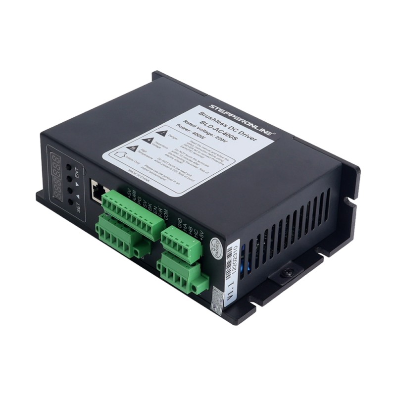 Digital Brushless DC Motor Driver 85V-265VAC Max 3.0A 400W - BLD-AC400S | StepperOnline CA Digital Brushless DC Motor Driver 85V-265VAC Max 3.0A 400W - BLD-AC400S | StepperOnline CA