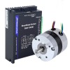 Brushless DC Motor & Driver Kit 67W 24V 4000RPM 0.16Nm(22.66oz.in) - K-510B24-67W | StepperOnline CA