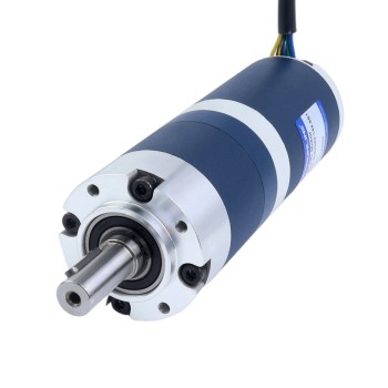 24V 90W 20.7RPM Geared Brushless DC Motor 30.00Nm(4248.35oz.in) 144.5:1 Planetary Gearbox