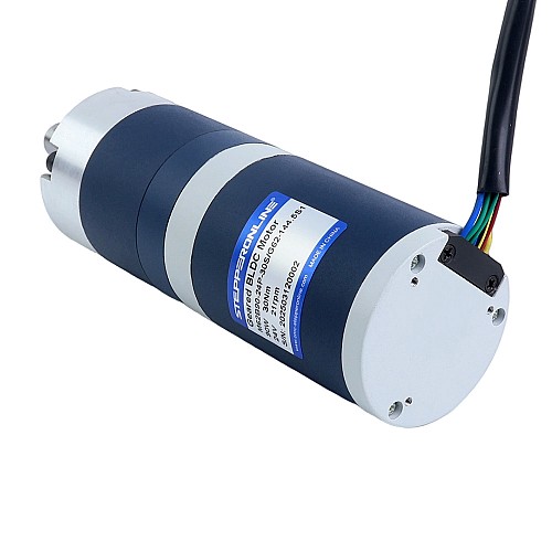 24V 90W 20.7RPM Geared Brushless DC Motor 30.00Nm(4248.35oz.in) 144.5:1 Planetary Gearbox - M62B90-24P-30S/G62-144.5S1 | StepperOnline CA