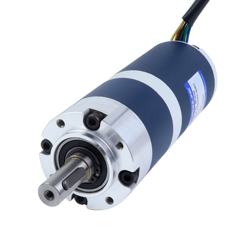 24V 90W 100RPM Geared Brushless DC Motor 6.90Nm(977.12oz.in) 30:1 Planetary Gearbox - M62B90-24P-30S/G62-30S1 | StepperOnline CA