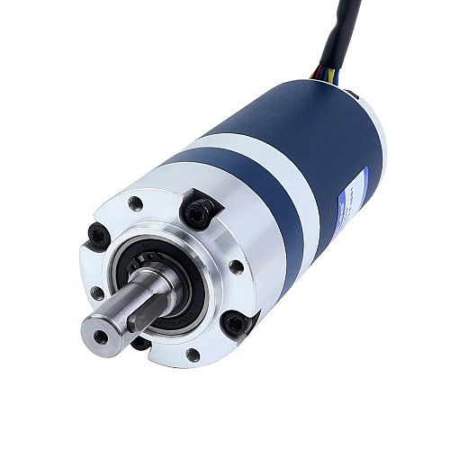 24V 90W 560RPM Geared Brushless DC Motor 1.38Nm(195.42oz.in) 5.36:1 Planetary Gearbox - M62B90-24P-30S/G62-5.36S1 | StepperOnline CA