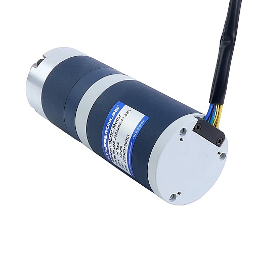 24V 90W 41.9RPM Geared Brushless DC Motor 14.90Nm(2110.01oz.in) 71.5:1 Planetary Gearbox - M62B90-24P-30S/G62-71.5S1 | StepperOnline CA