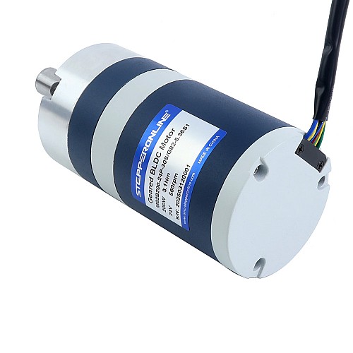 24V 200W 560RPM Geared Brushless DC Motor 3.10Nm(439.00oz.in) 5.36:1 Planetary Gearbox - M82B200-24P-30S/G82-5.36S1 | StepperOnline CA 24V 200W 560RPM Geared Brushless DC Motor 3.10Nm(439.00oz.in) 5.36:1 Planetary Gearbox - M82B200-24P-30S/G82-5.36S1 | StepperOnline CA