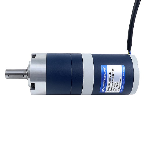 24V 200W 42RPM Geared Brushless DC Motor 33.00Nm(4673.18oz.in) 71.5:1 Planetary Gearbox - M82B200-24P-30S/G82-71.5S1 | StepperOnline CA