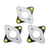 3PCS NEMA 17 Stepper Steel and Rubber Vibration Dampers with 4 M3 Screws - 3-ST-D1 | StepperOnline CA