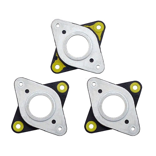 3PCS NEMA 17 Stepper Steel and Rubber Vibration Dampers with 4 M3 Screws - 3-ST-D1 | StepperOnline CA 3PCS NEMA 17 Stepper Steel and Rubber Vibration Dampers with 4 M3 Screws - 3-ST-D1 | StepperOnline CA