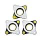 3PCS NEMA 17 Stepper Steel and Rubber Vibration Dampers with 4 M3 Screws - 3-ST-D1 | StepperOnline CA 3PCS NEMA 17 Stepper Steel and Rubber Vibration Dampers with 4 M3 Screws - 3-ST-D1 | StepperOnline CA