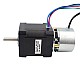 Nema 17 Stepper 0.44Nm(62.32oz.in) w/ Brake Friction Torque 0.25Nm(35.4oz.in) - 17HM19-1684D-B025 | StepperOnline CA