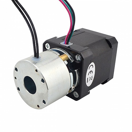 Nema 17 Stepper 0.44Nm(62.32oz.in) w/ Brake Friction Torque 0.25Nm(35.4oz.in) - 17HM19-1684D-B025 | StepperOnline CA