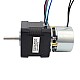 Nema 17 Stepper 0.45Nm(64oz.in) w/ Brake Friction Torque 0.25Nm(35.4oz.in) - 17HS16-2004D-B025 | StepperOnline CA