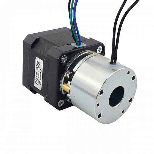 Nema 17 Stepper 0.45Nm(64oz.in) w/ Brake Friction Torque 0.25Nm(35.4oz.in) - 17HS16-2004D-B025 | StepperOnline CA