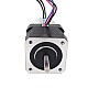 Nema 17 Stepper 0.45Nm(64oz.in) w/ Brake Friction Torque 0.25Nm(35.4oz.in) - 17HS16-2004D-B025 | StepperOnline CA
