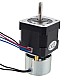 Nema 17 Stepper 0.45Nm(64oz.in) w/ Brake Friction Torque 0.25Nm(35.4oz.in) - 17HS16-2004D-B025 | StepperOnline CA