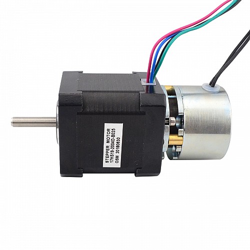 Nema 17 Stepper 0.59Nm(84oz.in) w/ Brake Friction Torque 0.25Nm(35.4oz.in) - 17HS19-2004D-B025 | StepperOnline CA
