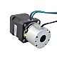 Nema 17 Stepper 0.59Nm(84oz.in) w/ Brake Friction Torque 0.25Nm(35.4oz.in) - 17HS19-2004D-B025 | StepperOnline CA