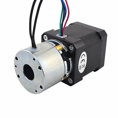 Nema 17 Stepper 0.59Nm(84oz.in) w/ Brake Friction Torque 0.25Nm(35.4oz.in) - 17HS19-2004D-B025 | StepperOnline CA
