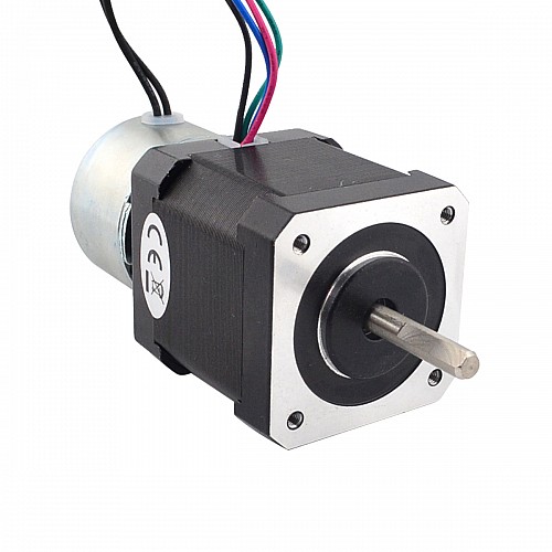 Nema 17 Stepper 0.59Nm(84oz.in) w/ Brake Friction Torque 0.25Nm(35.4oz.in) - 17HS19-2004D-B025 | StepperOnline CA