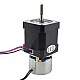 Nema 17 Stepper 0.59Nm(84oz.in) w/ Brake Friction Torque 0.25Nm(35.4oz.in) - 17HS19-2004D-B025 | StepperOnline CA