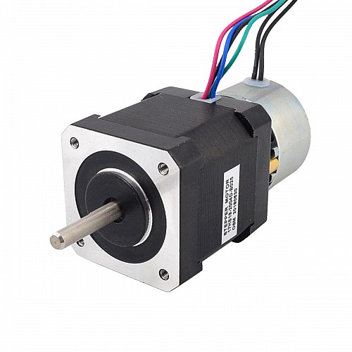 Nema 17 Stepper 0.59Nm(84oz.in) w/ Brake Friction Torque 0.25Nm(35.4oz.in) - 17HS19-2004D-B025 | StepperOnline CA