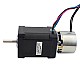Nema 17 Stepper 0.65Nm(92oz.in) w/ Brake Friction Torque 0.25Nm(35.4oz.in) - 17HS24-2104D-B025 | StepperOnline CA