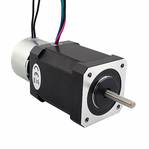 Nema 17 Stepper 0.65Nm(92oz.in) w/ Brake Friction Torque 0.25Nm(35.4oz.in) - 17HS24-2104D-B025 | StepperOnline CA