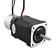 Nema 17 Stepper 0.65Nm(92oz.in) w/ Brake Friction Torque 0.25Nm(35.4oz.in) - 17HS24-2104D-B025 | StepperOnline CA