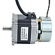 Nema 23 Stepper 0.9Nm(127.43oz.in) w/ Brake Friction Torque 2.0Nm(283oz.in) - 23HM20-0384D-B200 | StepperOnline CA
