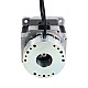 Nema 34 Stepper 3.4Nm(481.5oz.in) w/ Brake Friction Torque 4.0Nm(566oz.in) - 34HS27-4004D-B400 | StepperOnline CA