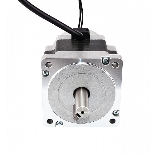Nema 34 Stepper 3.4Nm(481.5oz.in) w/ Brake Friction Torque 4.0Nm(566oz.in) - 34HS27-4004D-B400 | StepperOnline CA