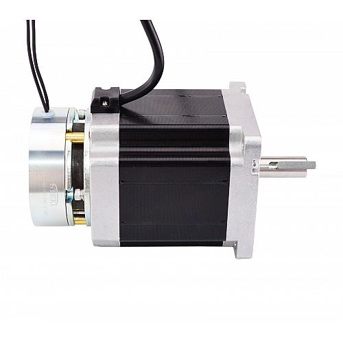 Nema 34 Stepper 7.0Nm(1001oz.in) w/ Brake Friction Torque 4.0Nm(566oz.in) - 34HS38-4204D-B400 | StepperOnline CA