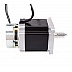 Nema 34 Stepper 7.0Nm(1001oz.in) w/ Brake Friction Torque 4.0Nm(566oz.in) - 34HS38-4204D-B400 | StepperOnline CA