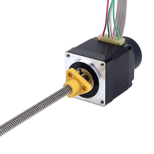 Nema 11 External Acme Linear Stepper Motor 1.0A 32.2mm Stack w/ Optical Rotary Encoder 300PPR - 11E13S1004HD5-180RS-E22-300 | StepperOnline CA Nema 11 External Acme Linear Stepper Motor 1.0A 32.2mm Stack w/ Optical Rotary Encoder 300PPR - 11E13S1004HD5-180RS-E22-300 | StepperOnline CA