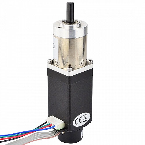 Nema 11 Closed-loop Geared Stepper L=51mm Gear Ratio 14:1 Encoder 300PPR - 11HS20-0674S-PG14-E300 | StepperOnline CA