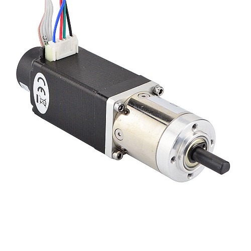 Nema 11 Closed-loop Geared Stepper L=51mm Gear Ratio 14:1 Encoder 300PPR - 11HS20-0674S-PG14-E300 | StepperOnline CA