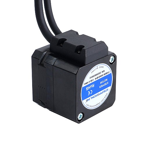 Nema 17 Closed Loop Stepper Motor 14Ncm(19.83oz.in) with Encoder 1000PPR(4000CPR) - 17HS08-1004D-E1K | StepperOnline CA
