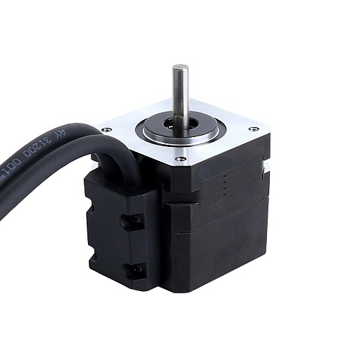 Nema 17 Closed Loop Stepper Motor 14Ncm(19.83oz.in) with Encoder 1000PPR(4000CPR) - 17HS08-1004D-E1K | StepperOnline CA