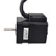Nema 17 Closed Loop Stepper Motor 26Ncm(36.82oz.in) Encoder 1000PPR(4000CPR) - 17HS13-0404D-E1000 | StepperOnline CA