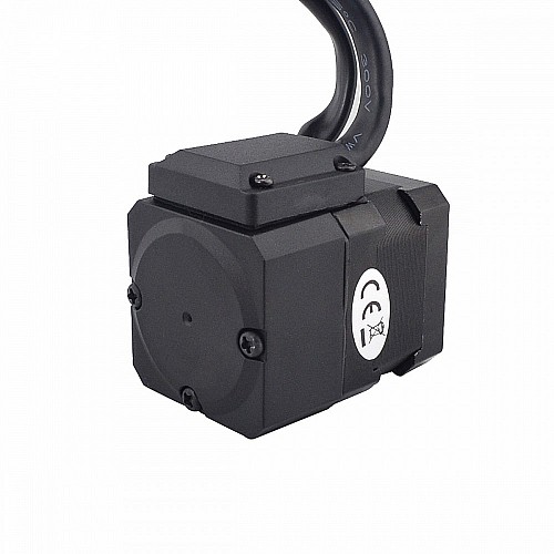Nema 17 Closed Loop Stepper Motor 26Ncm(36.82oz.in) Encoder 1000PPR(4000CPR) - 17HS13-0404D-E1000 | StepperOnline CA