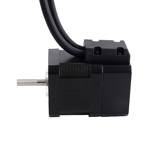 Nema 17 Closed Loop Stepper Motor 42Ncm(59.48oz.in) with Encoder 1000PPR(4000CPR) - 17HS15-1504D-E1K | StepperOnline CA
