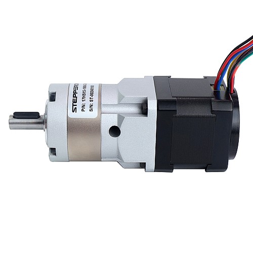 Nema 17 Stepper Motor with High Precision Gearbox Gear Ratio 10:1 & Magnetic Encoder 1000PPR(4000CPR) - 17HS15-1684D-EG10-AR4 | StepperOnline CA
