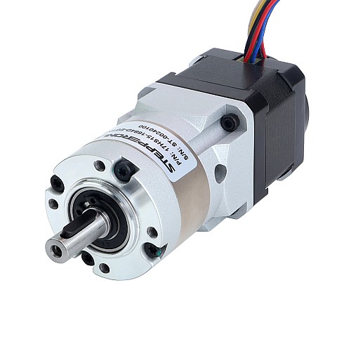 Nema 17 Stepper Motor with High Precision Gearbox Gear Ratio 10:1 & Magnetic Encoder 1000PPR(4000CPR) - 17HS15-1684D-EG10-AR4 | StepperOnline CA