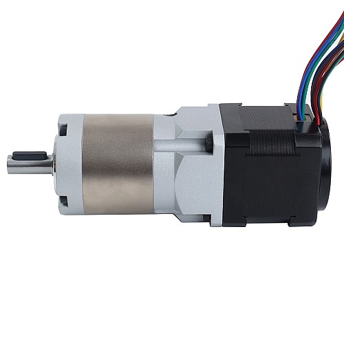 Nema 17 Stepper Motor with High Precision Gearbox Gear Ratio 50:1 & Magnetic Encoder 1000PPR(4000CPR) - 17HS15-1684D-EG50-AR4 | StepperOnline CA